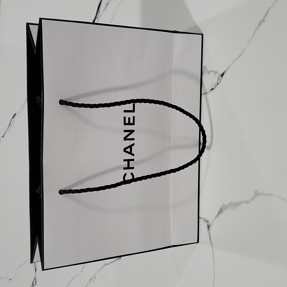CHANEL SHOPPING BAG SIZE 10" x 7.75" x 2.5"